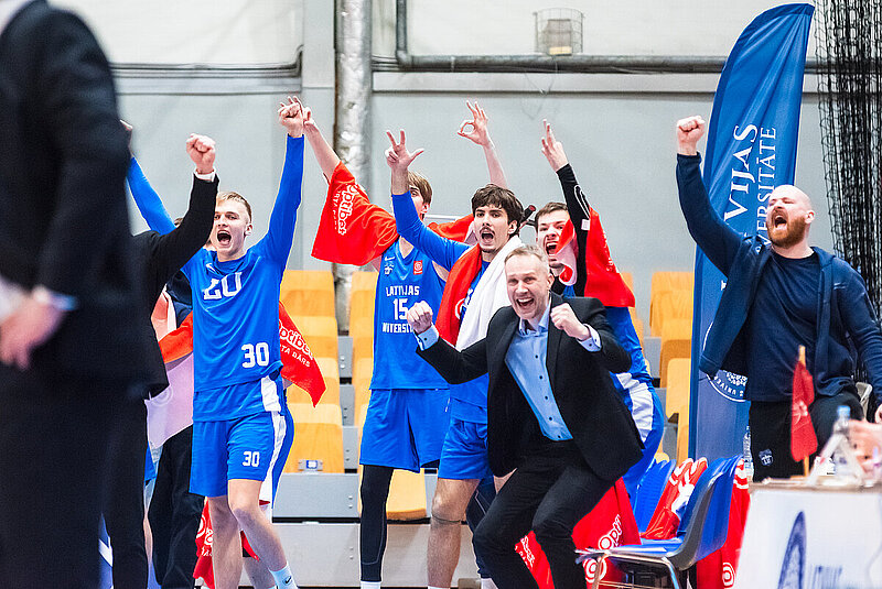 LU basketbola komanda aizvada 500. spēli un triumfē pret Tartu